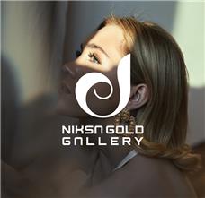 طراحی لوگو برند Niksa Gold Gallery