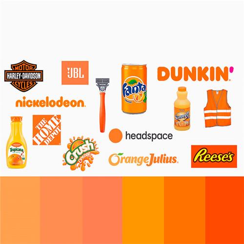 اصول طراحی لوگو نارنجی