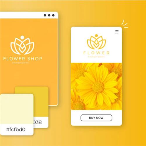 اصول طراحی لوگو زرد 