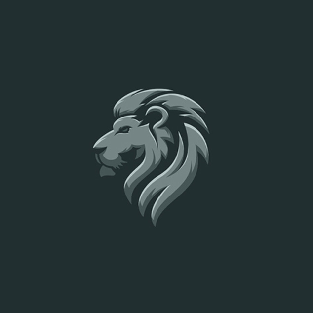 طراحی لوگو شیر