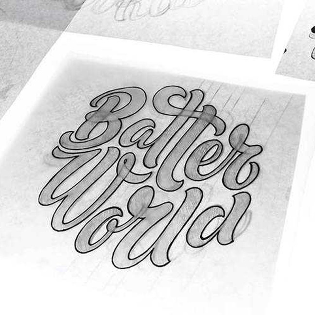 طراحی لوگو با دست