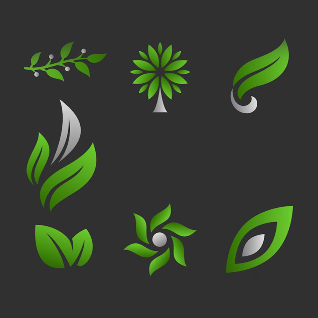 طراحی لوگو برگ