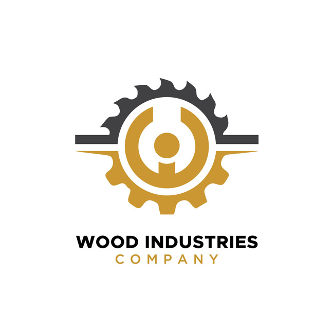 طراحی لوگو صنایع چوبی